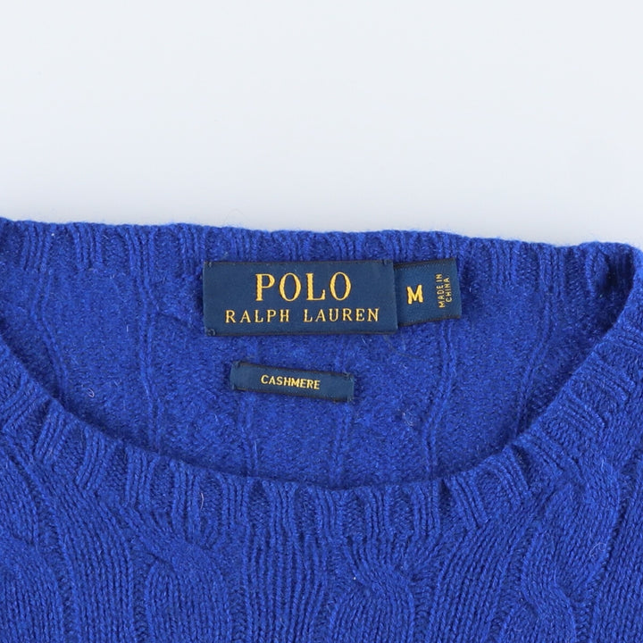 Ralph Lauren POLO RALPH LAUREN Cable knit cashmere knit sweater Women's M size / eaa506339