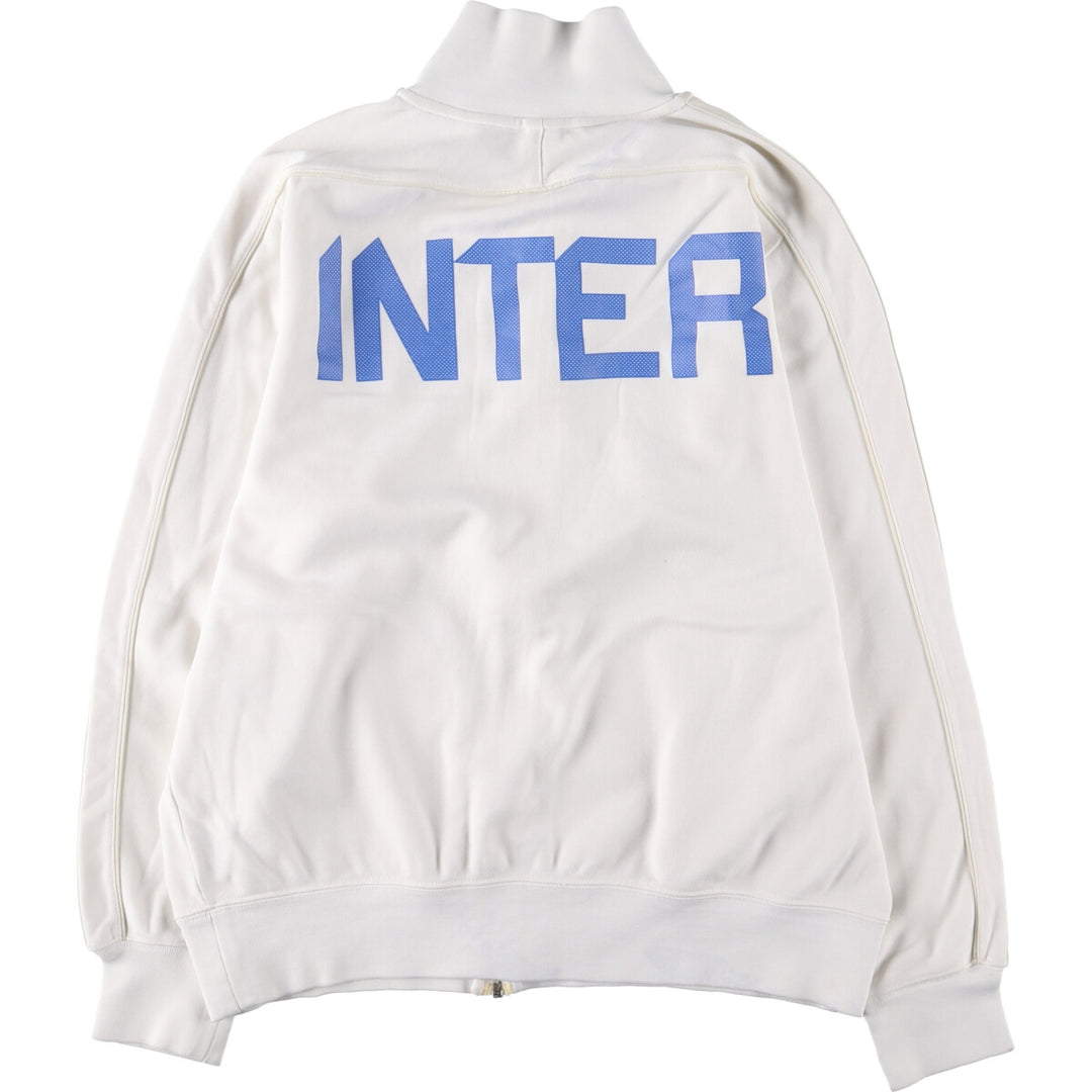 Nike Serie A/B FC Inter Nazionale Milano back print jersey track jacket men's size L /eaa506385