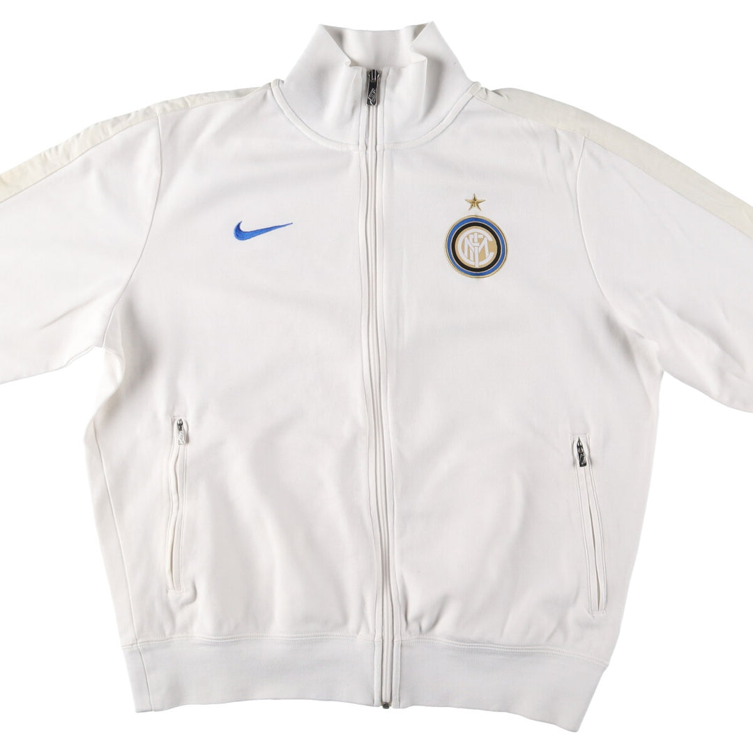 Nike Serie A/B FC Inter Nazionale Milano back print jersey track jacket men's size L /eaa506385