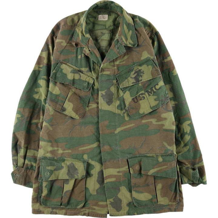 Genuine US military Jungle Fatigue 5th Camouflage Pattern Military Combat Jacket Made in USA SMALL-REGULAR Men's S equivalent /eaa506406