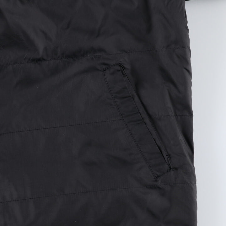 90'S Nike reversible half-zip puffer jacket, men's size small, vintage polyester black type Vintage Second Hand
