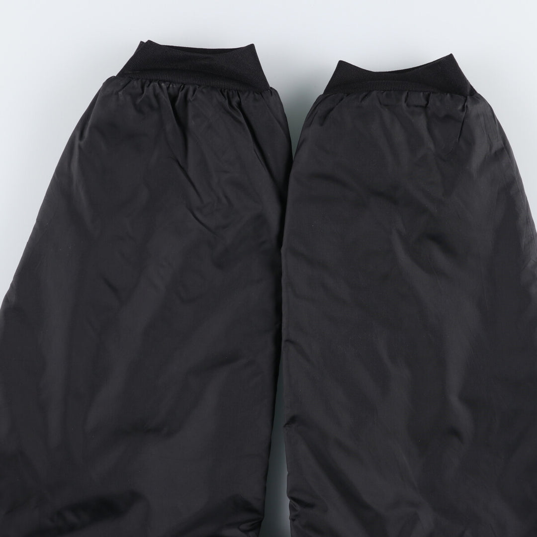 90'S Nike reversible half-zip puffer jacket, men's size small, vintage polyester black type Vintage Second Hand