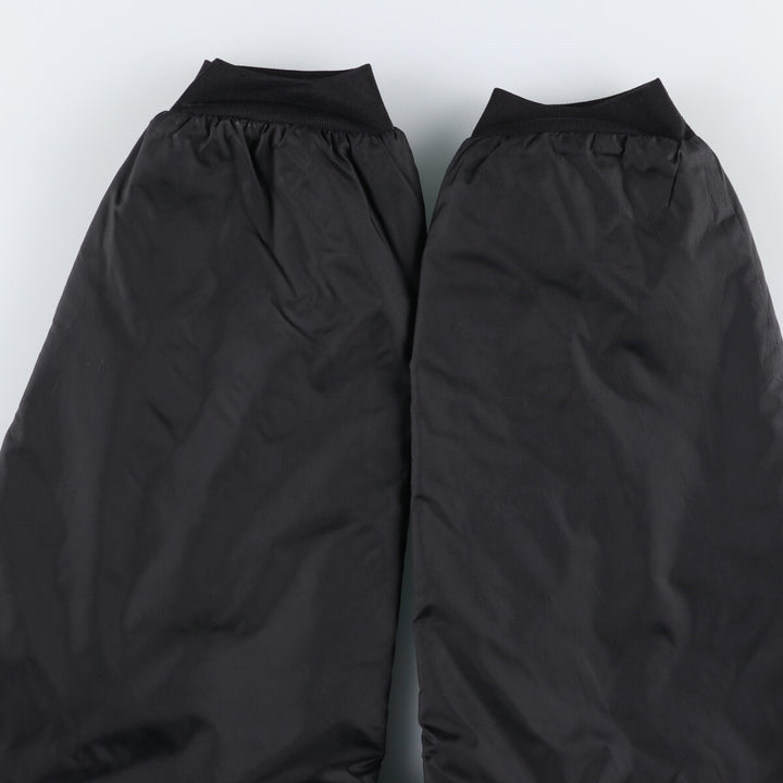 90'S Nike reversible half-zip puffer jacket, men's size small, vintage polyester black type Vintage Second Hand