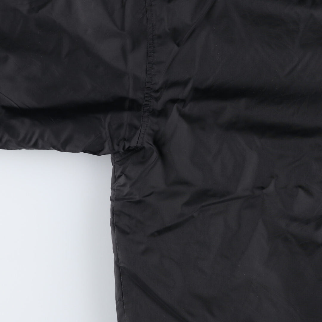 90'S Nike reversible half-zip puffer jacket, men's size small, vintage polyester black type Vintage Second Hand