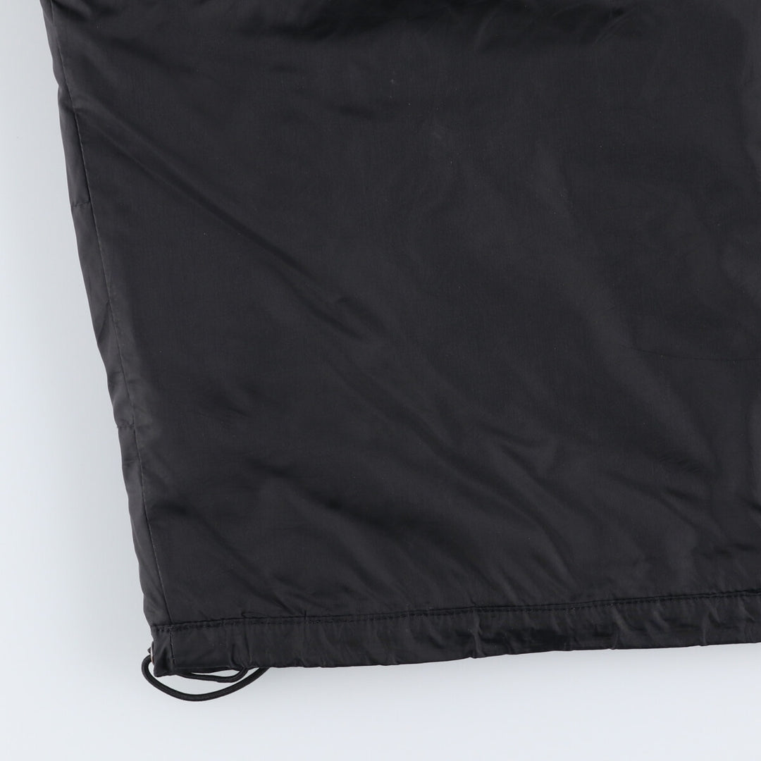 90'S Nike reversible half-zip puffer jacket, men's size small, vintage polyester black type Vintage Second Hand