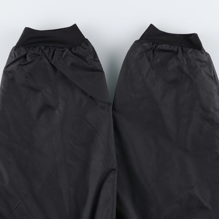 90'S Nike reversible half-zip puffer jacket, men's size small, vintage polyester black type Vintage Second Hand