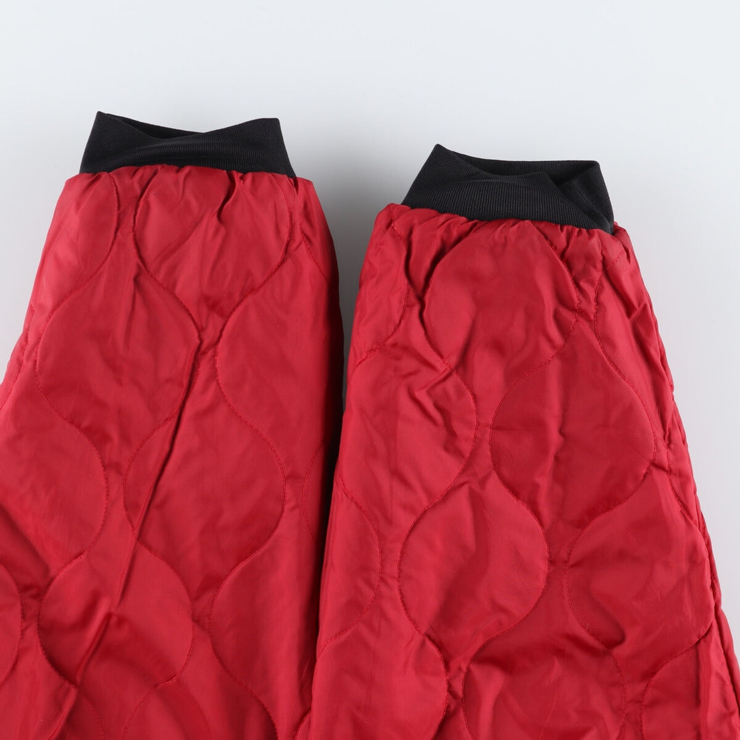 90'S Nike reversible half-zip puffer jacket, men's size small, vintage polyester black type Vintage Second Hand