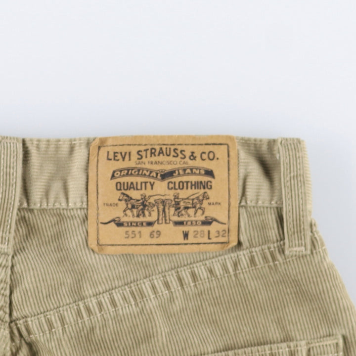 Levi's 551 69 Corduroy Pants Women's L (w27) / eaa506518