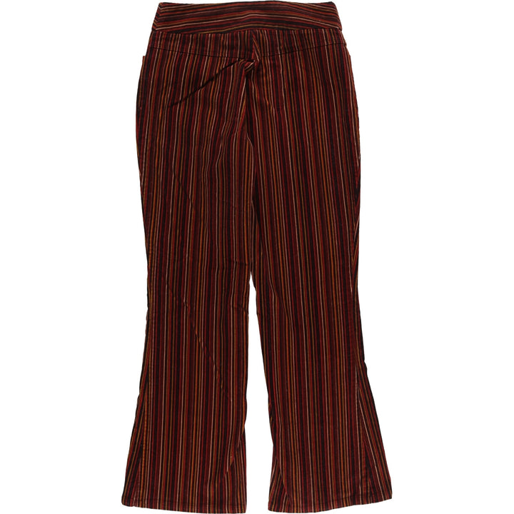 MIXIT Multi-stripe Flare-cut Corduroy Pants Women's L (w28) /eaa506520