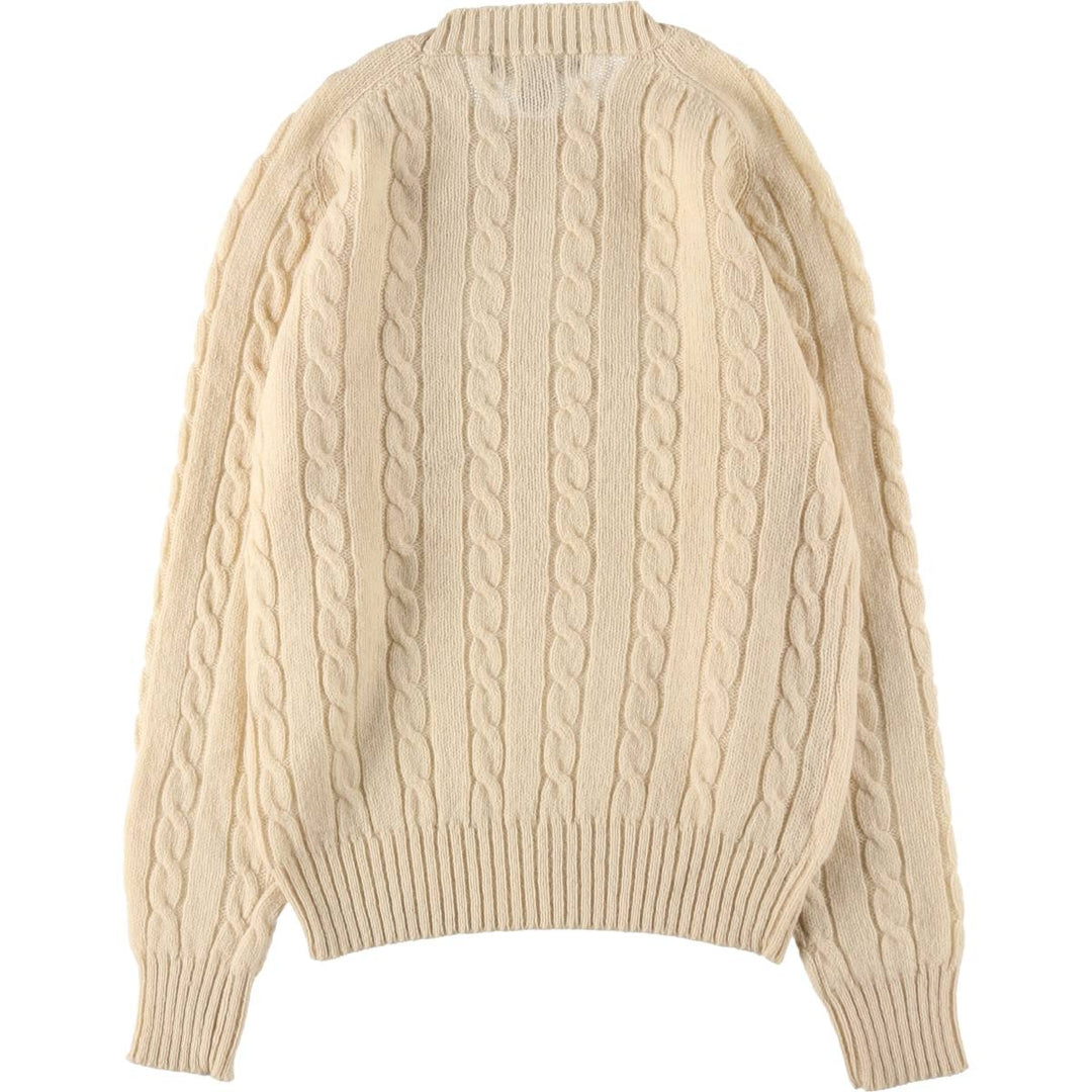 90'S St. Edmonds cable knit wool sweater, men's size M, vintage / eaa506532