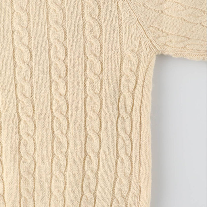 90'S St. Edmonds cable knit wool sweater, men's size M, vintage / eaa506532