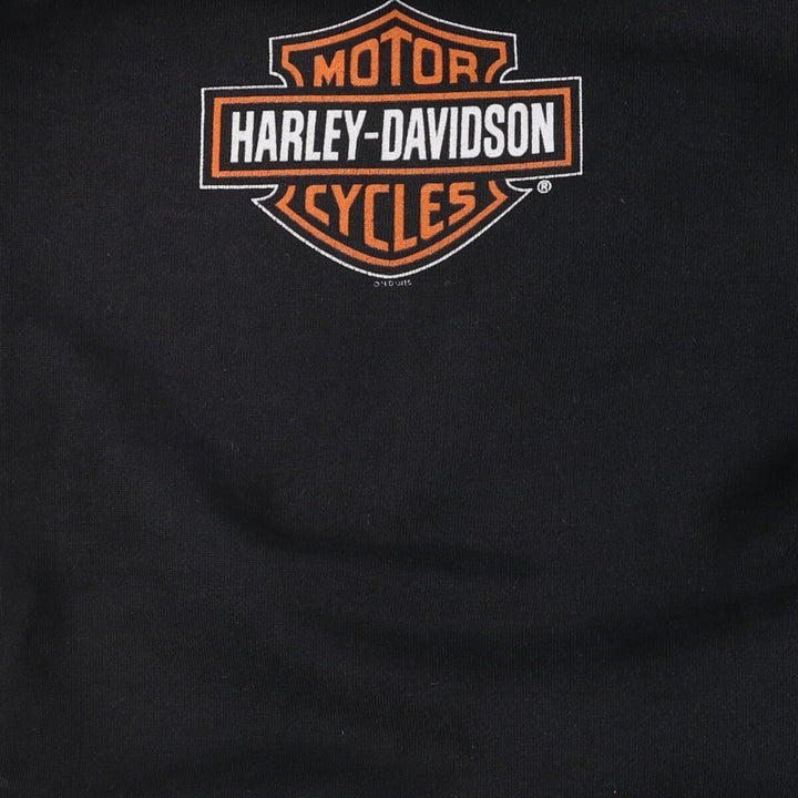 Harley-Davidson Back Print Sweat Full Zip Hoodie Men's XXL / eaa506565