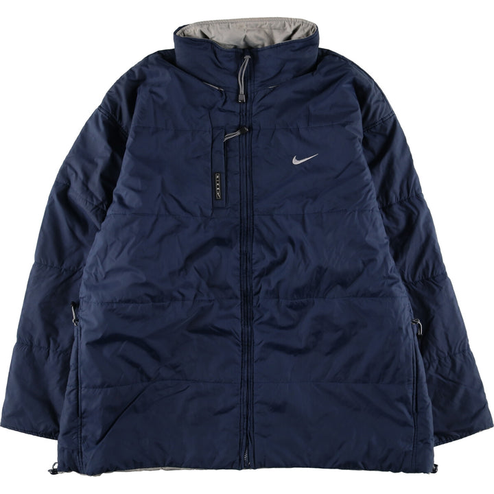 00'S Nike NIKE back logo reversible padded jacket puffer jacket men's XXL equivalent / eaa506654