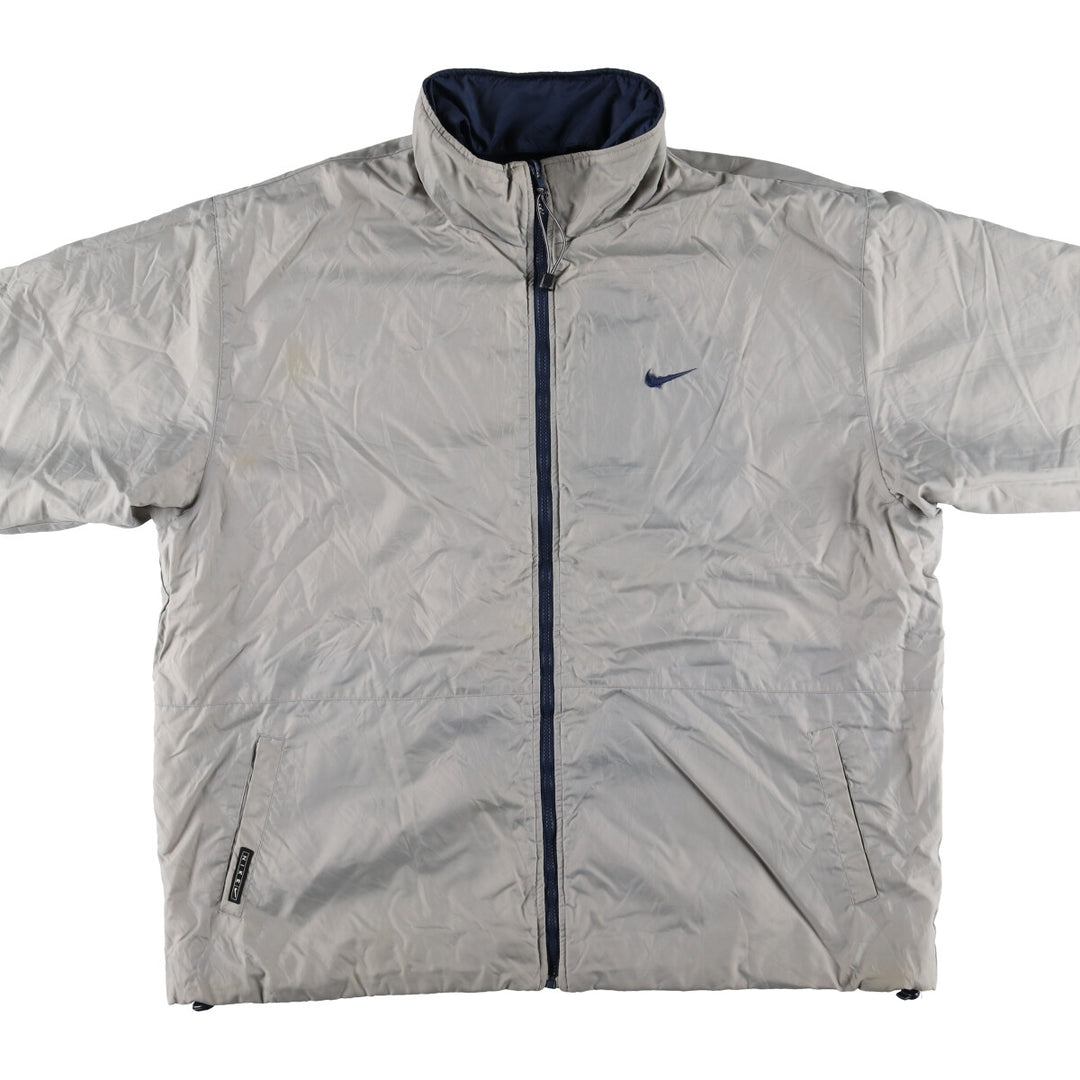 00'S Nike NIKE back logo reversible padded jacket puffer jacket men's XXL equivalent / eaa506654