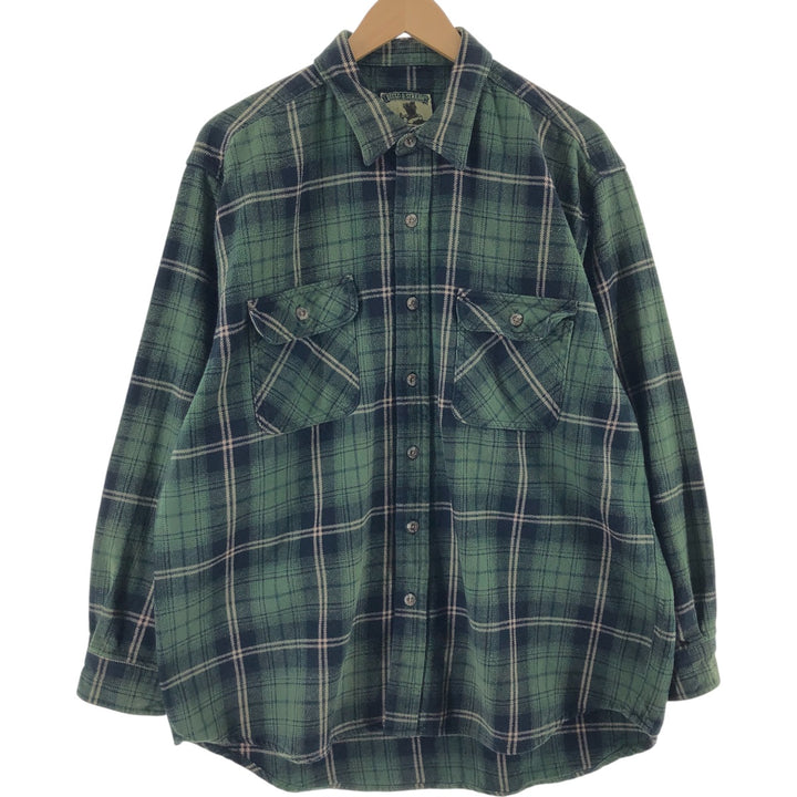 Field and Stream FIERD and STREAM Long Sleeve Heavy Flannel Check Shirt Men's XL /eaa506704