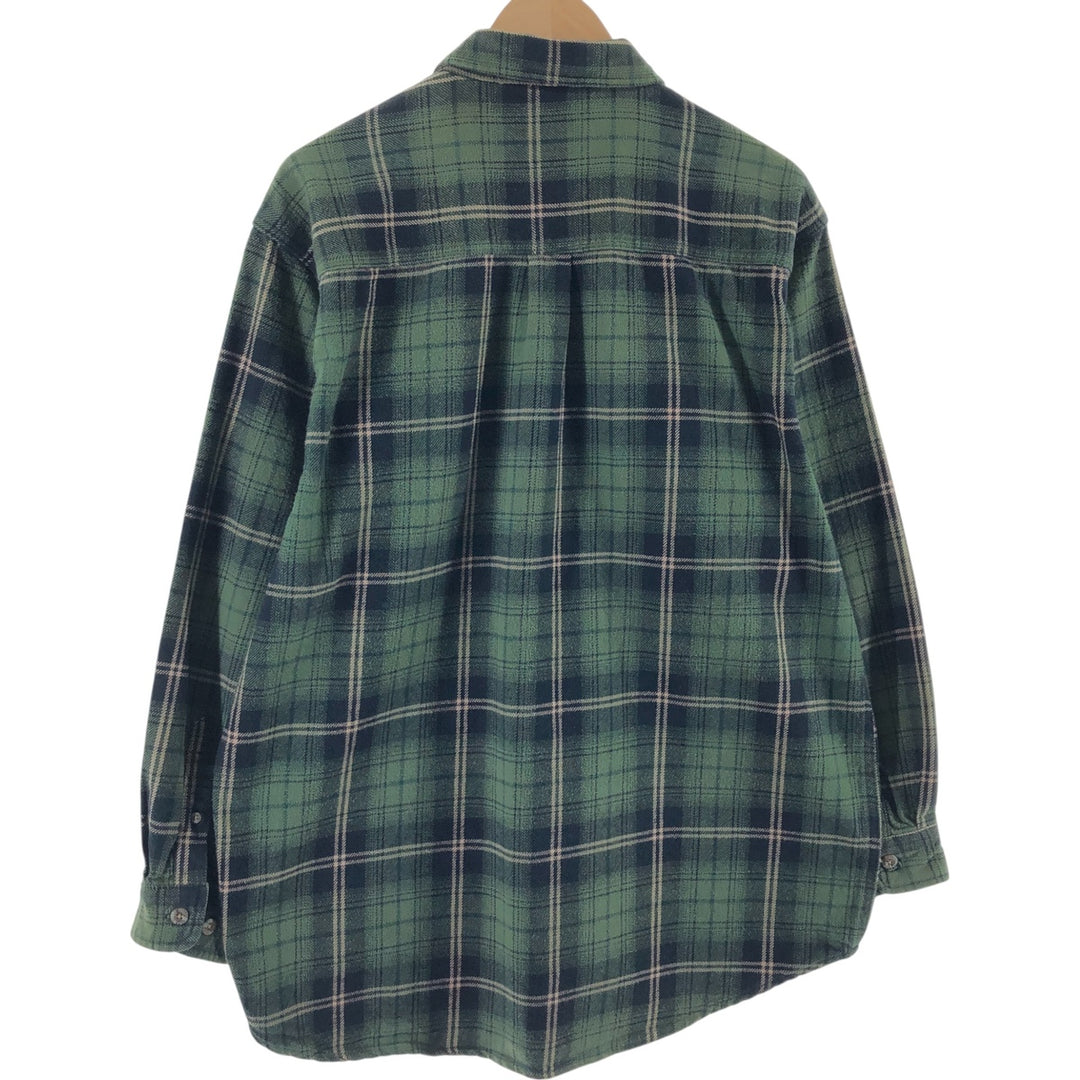 Field and Stream FIERD and STREAM Long Sleeve Heavy Flannel Check Shirt Men's XL /eaa506704