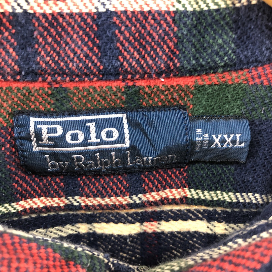 Ralph Lauren POLO by Ralph Lauren Long Sleeve Light Flannel Check Shirt Men's XXL / eaa506731