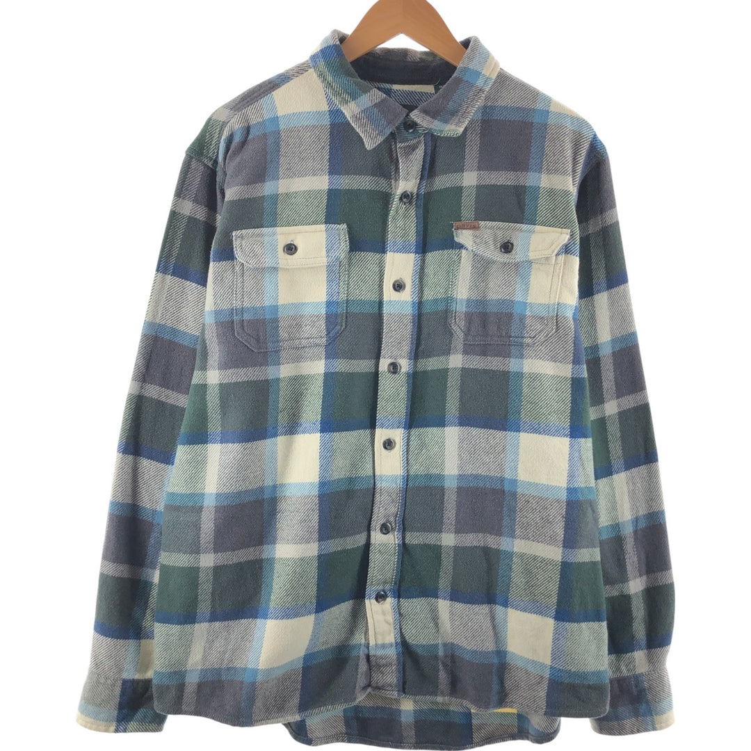 ORVIS Long Sleeve Flannel Check Shirt Men's XL /eaa506741