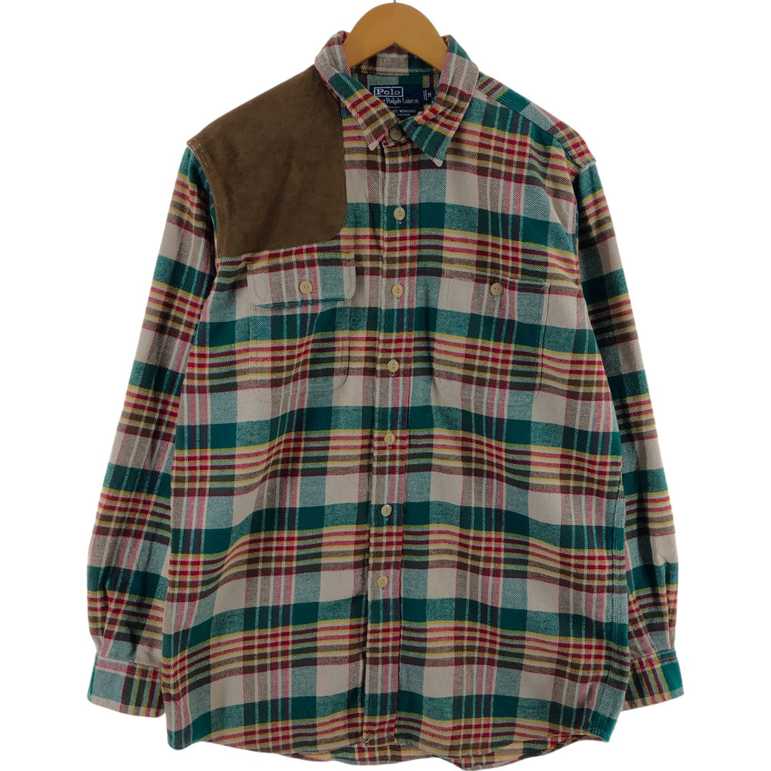 Ralph Lauren POLO by Ralph Lauren Long Sleeve Flannel Check Shirt Men's M / eaa506743