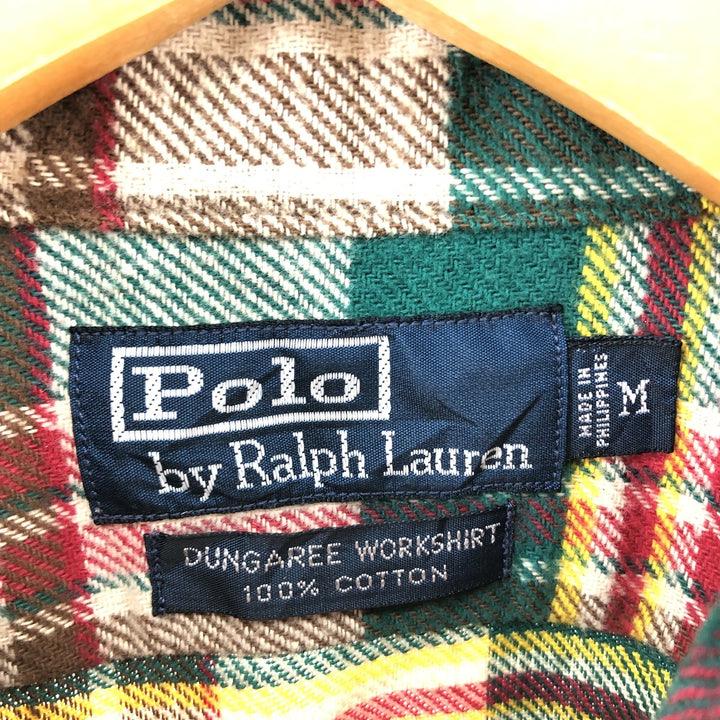 Ralph Lauren POLO by Ralph Lauren Long Sleeve Flannel Check Shirt Men's M / eaa506743