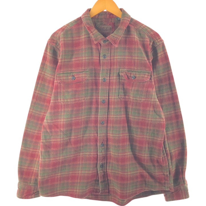 ORVIS Long Sleeve Flannel Check Shirt Men's XL /eaa506746