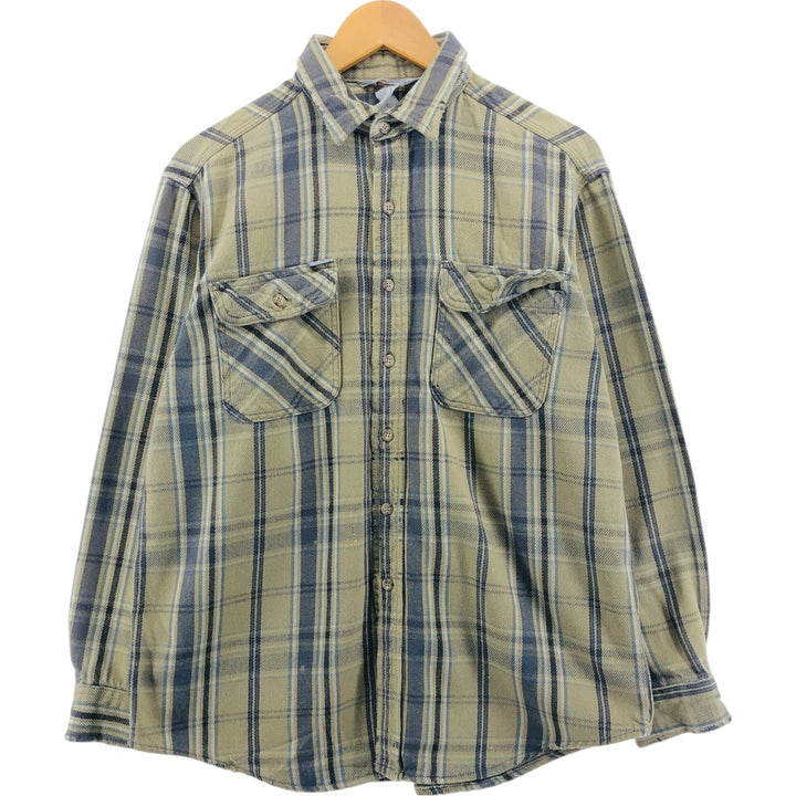 Carhartt Check Pattern Long Sleeve Flannel Check Shirt Men's L size / eaa506755