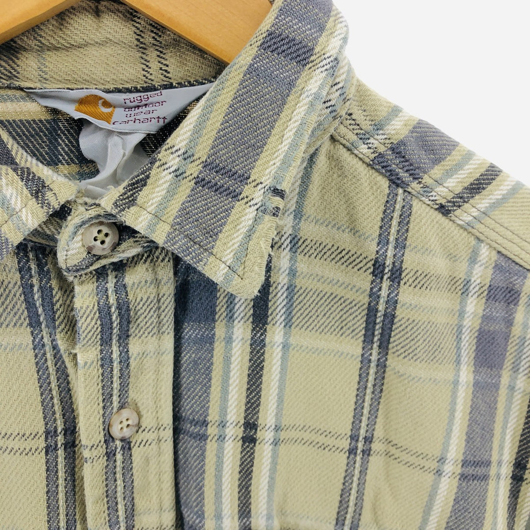 Carhartt Check Pattern Long Sleeve Flannel Check Shirt Men's L size / eaa506755