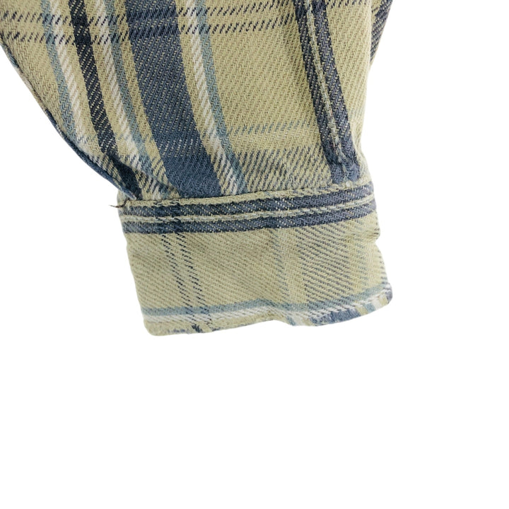 Carhartt Check Pattern Long Sleeve Flannel Check Shirt Men's L size / eaa506755