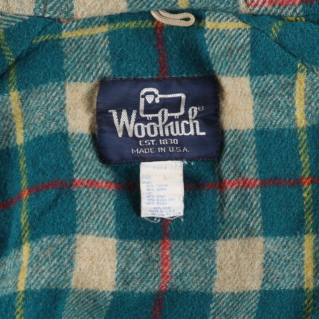 80'S WOOLRICH Mountain Parka Shell Jacket Made in USA Men's L Size Vintage /eaa506761