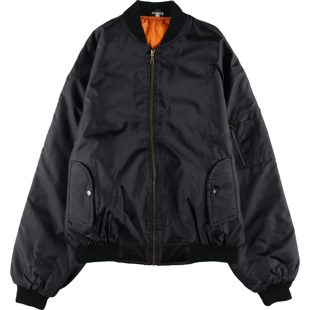 Civilian MA-1 type padded military flight jacket made in the UK equivalent to men's XXL / eaa506765