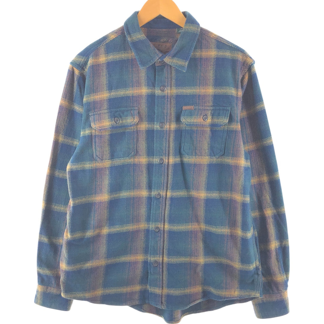 ORVIS Long Sleeve Flannel Check Shirt Men's Size L /eaa506810