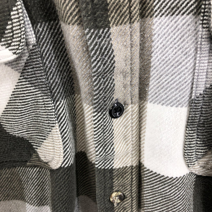 90'S Five Brother Long Sleeve Heavy Flannel Check Shirt Men's L Size Vintage /eaa506818