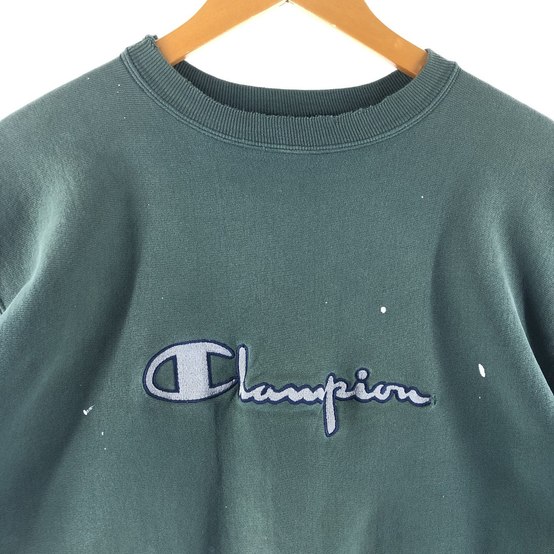 90'S Champion Reverse Weave Embroidered Tag Logo Sweatshirt Trainer Men's XXL Vintage /eaa506825