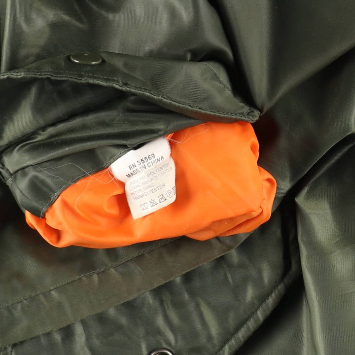 Civilian KNOX ARMORY MA-1 padded military flight jacket, men's size L equivalent /eaa506836