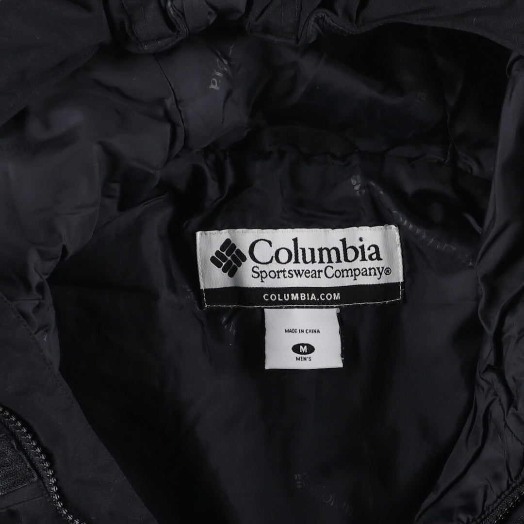 00'S Columbia Half Zip Padded Anorak Parka Puffer Jacket Men's M size / eaa506866