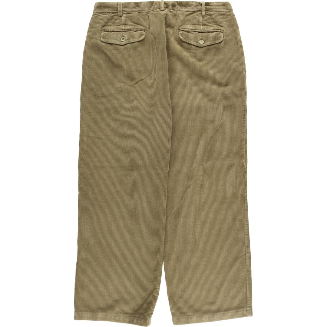 RAINFOREST One-tuck wide rib corduroy pants for men, equivalent to W34 / eaa506908