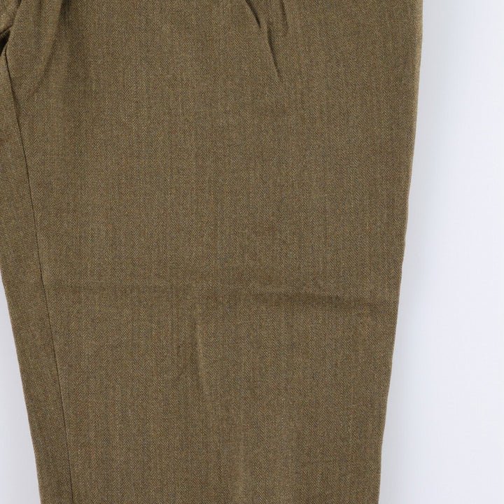 Eddie Bauer AKA Two-pleat Herringbone Wool Pants Slacks Made in USA Men's W35 equivalent / eaa506913