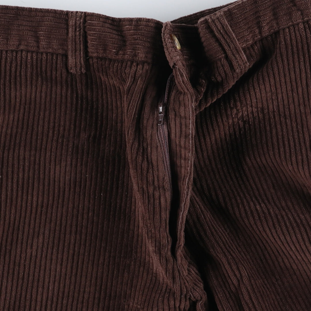 80'S LLBean Wide Ribbed Corduroy Pants Men's Vintage W34 Size / eaa506981