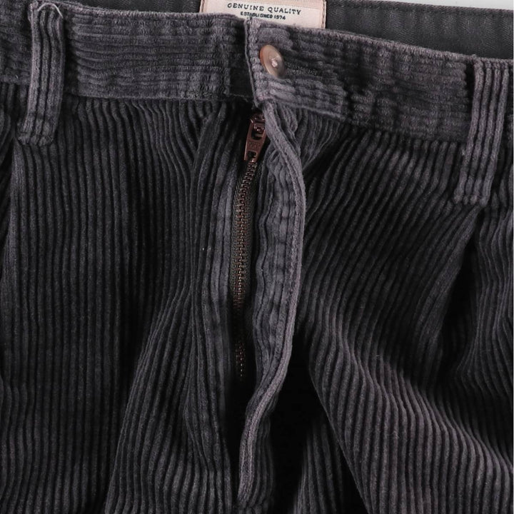 CHEROKEE Wide Ribbed Two-pleat Corduroy Pants for Men, W36 equivalent /eaa506984