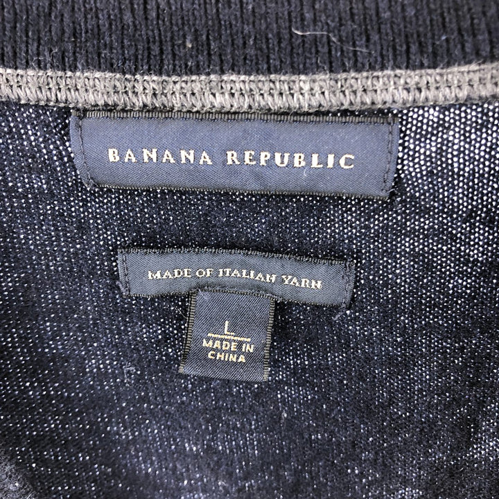 Banana Republic BANANA REPUBLIC All-over print wool knit cardigan, men's size L / eaa507026