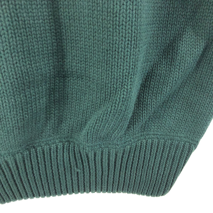 90'S Tommy Hilfiger Cotton Knit Sweater Crew Neck (Crew Neck) Men's L Size Vintage /eaa507040