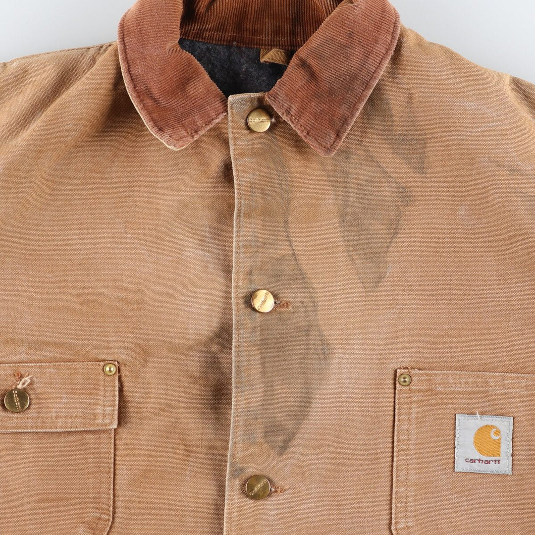 Carhartt Michigan Chore Coat Duck Coverall Men's L size / eaa507055