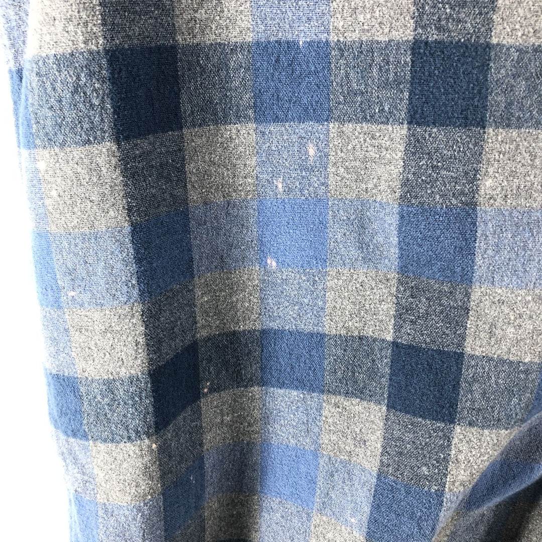 LLBean Long Sleeve Heavy Flannel Check Shirt Men's L equivalent /eaa507099