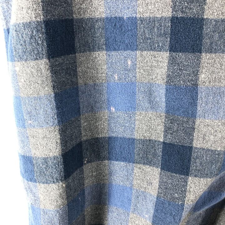 LLBean Long Sleeve Heavy Flannel Check Shirt Men's L equivalent /eaa507099