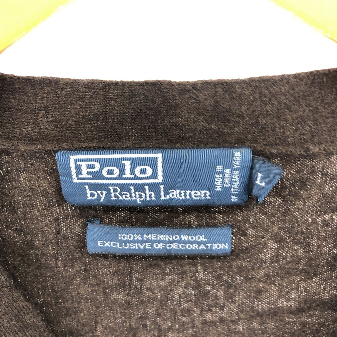 Ralph Lauren wool knit cardigan, men's size L / eaa507104