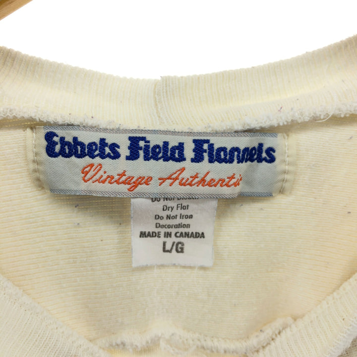 EBBETS FIELD FLANNELS Football T-shirt Made in Canada Men's L size /eaa507115