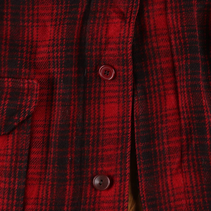 50'S WOOLRICH Check Pattern Wool Hunting Jacket Men's Size L Vintage / eaa507183