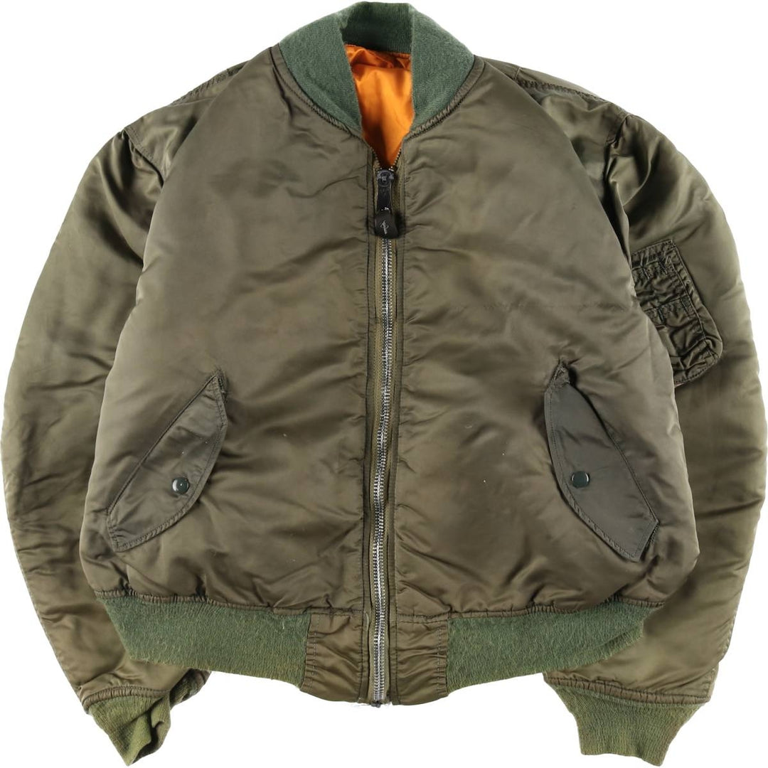 Civilian product Alpha ALPHA MA-1 military flight jacket made in USA equivalent to men's XL /eaa507230