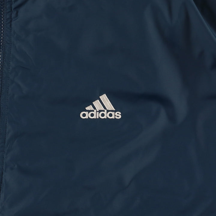 90'S Adidas Back Logo Padded Hoodie Puffer Jacket Men's Size L Vintage / eaa507242