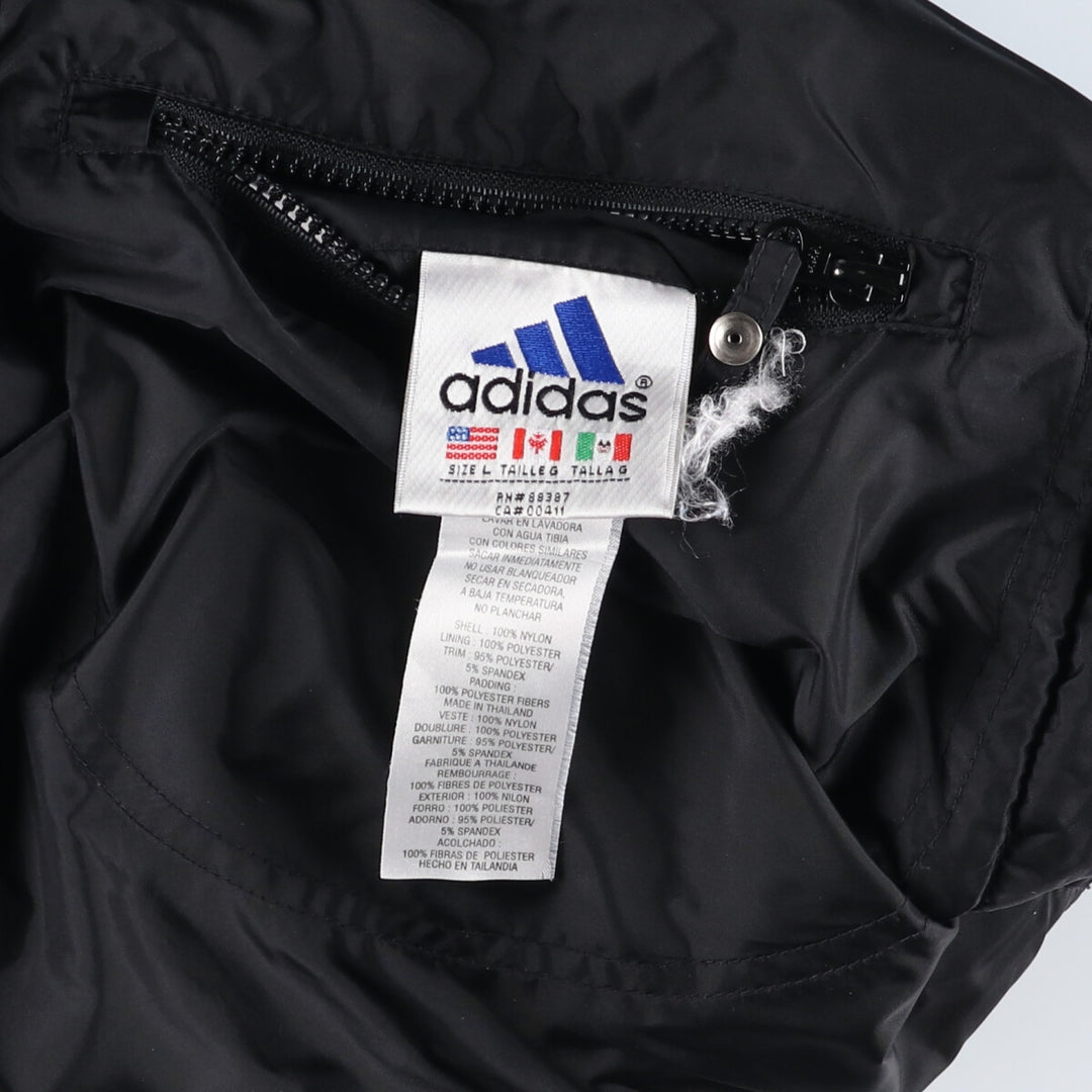 90'S Adidas Reversible Padded Parka Puffer Jacket Men's L Size Vintage /eaa507244